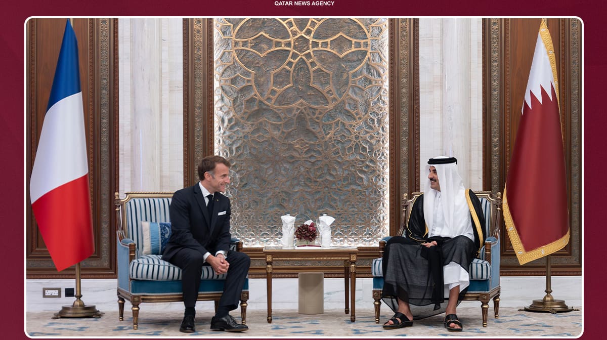 Qatar's Amir and French President Hold Official Talks to Strengthen Bilateral Relations